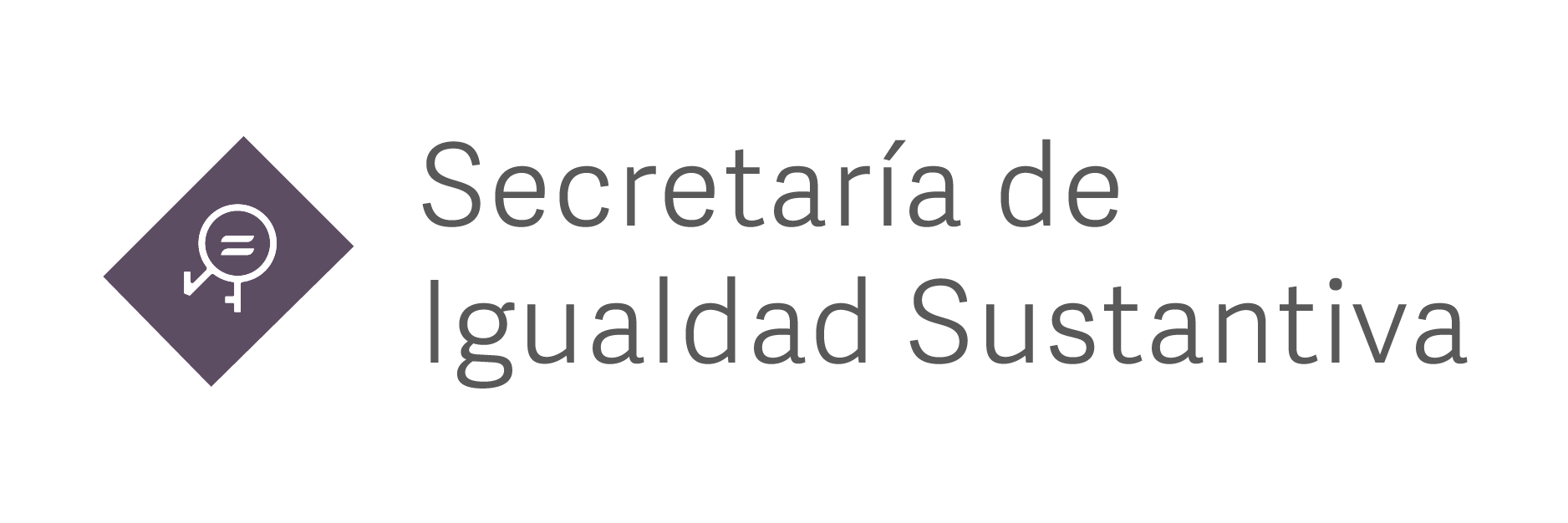 Logo Igualdad Sustantiva Logo Igualdad Sustantiva